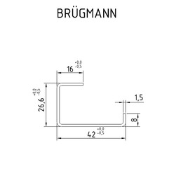 Výztuž pro profil Brugmann